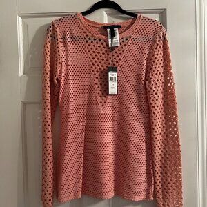 BCBG MAXAZRIA Azris Elain Top  Wisper Pink